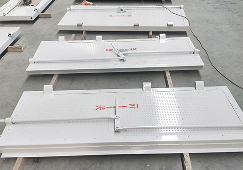 战时根据事先设定的转换时限将封堵板进行快速安装,以满足防护密闭的